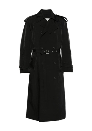 JW Anderson double-breasted belted coat - Black