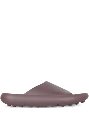 AMBUSH logo-embossed flat sandals - Brown