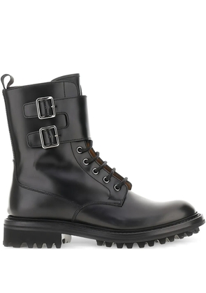 Church's double-buckle lace-up boots - Black