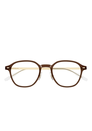 Montblanc round glasses - Brown
