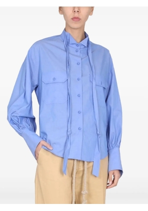 Jejia tie-detail shirt - Blue