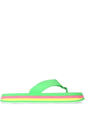 MSGM striped slides - Green