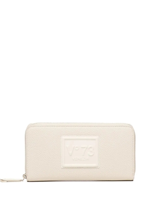V°73 logo-embossed wallet - Neutrals