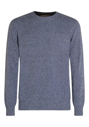 Altea speckled crew-neck sweater - Blue