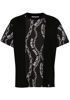 Versace Jeans Couture Chain Couture cotton T-shirt - Black