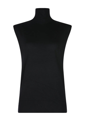 TOTEME sleeveless turtleneck top - Black