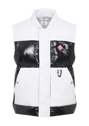 Casablanca panelled gilet - White