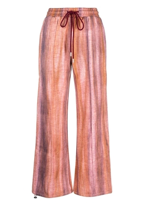 Andersson Bell tie-dye drawstring trousers - Orange
