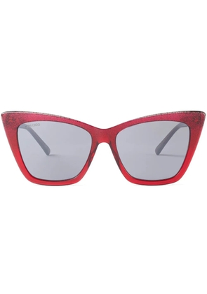 Jimmy Choo Eyewear Lucine cat-eye sunglasses - Red