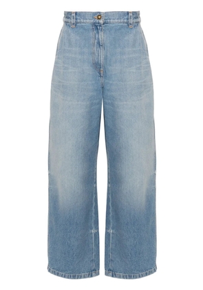 Palm Angels high-rise wide-leg jeans - Blue