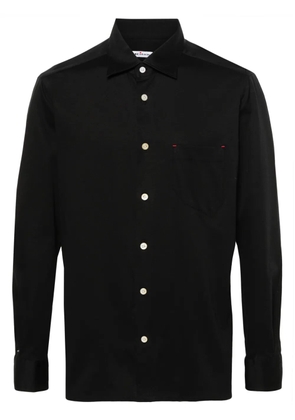 Kiton classic-collar cotton shirt - Black