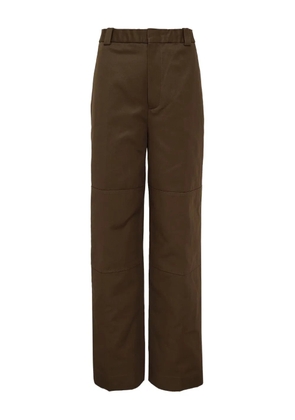 Jil Sander pleated panel trousers - Brown