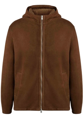 Lardini suede jacket - Brown