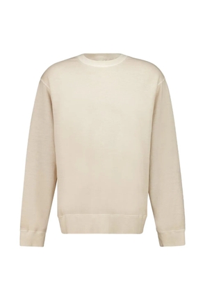 120% Lino Safari long-sleeve sweater - Neutrals