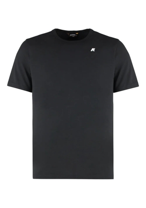 K-Way Adame crew-neck cotton T-shirt - Black