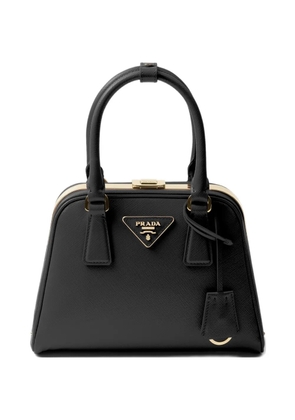 Prada Pyramid leather tote bag - Black