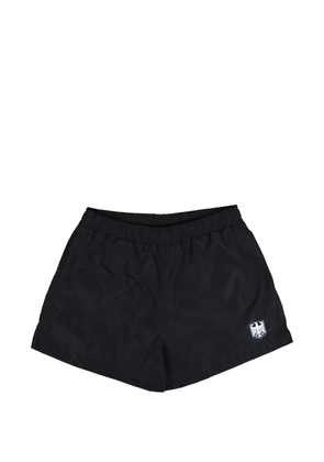 VETEMENTS eagle-detail swimshorts - Black