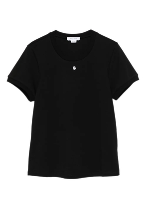 Alexander McQueen logo cotton t-shirt - Black