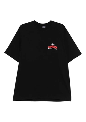 Stüssy Superior Quality cotton T-shirt - Black