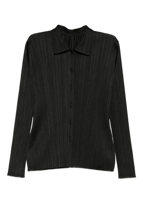 Issey Miyake Basics button-up shirt - Black