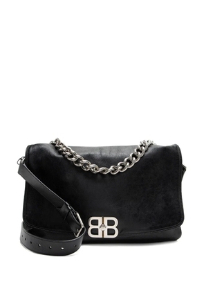 Balenciaga Pre-Owned medium BB leather shoulder bag - Black