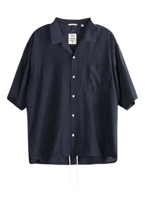 Nanamica drawstring short-sleeve shirt - Blue