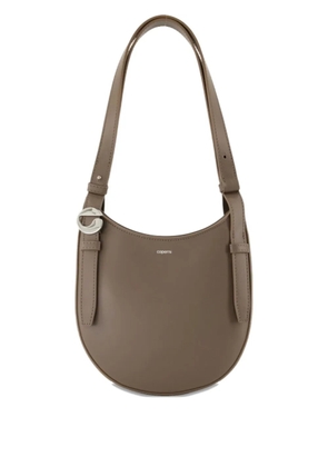Coperni belt-detail half-moon shoulder bag - Brown