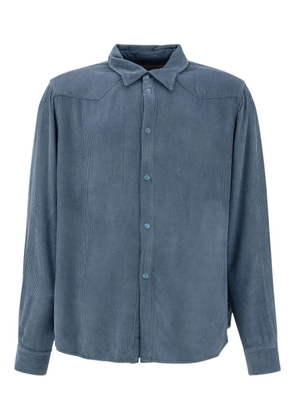 Stockholm Surfboard Club corduroy buttoned shirt - Blue