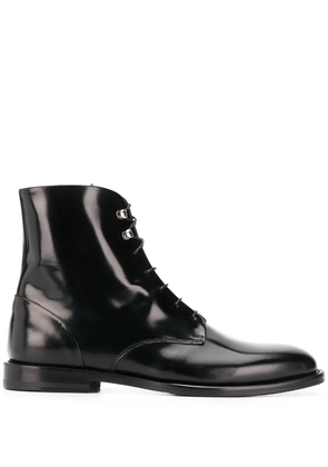 Scarosso Eva lace-up boots - Black