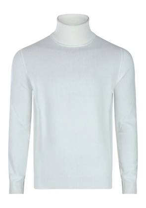 Malo turtleneck ribbed sweater - White