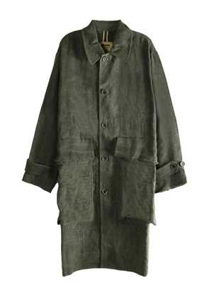 Uma Wang patch-pocket linen coat - Grey