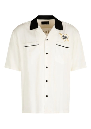 Local Authority graphic-print cotton shirt - Neutrals