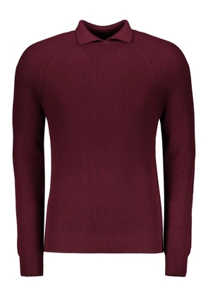 Moorer ribbed-knit sweater - Red