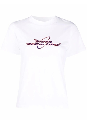 Stella McCartney logo-print short-sleeve T-shirt - White