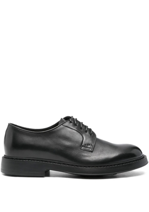 Doucal's leather derby shoes - Black
