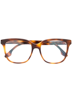 Victoria Beckham Eyewear tortoiseshell square glasses - Brown