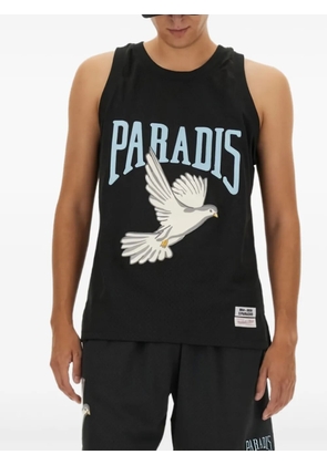 3PARADIS logo-print tank top - Black