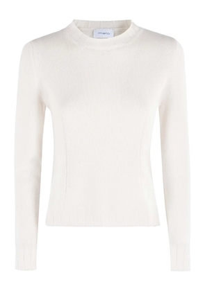 Malo crew-neck sweater - White