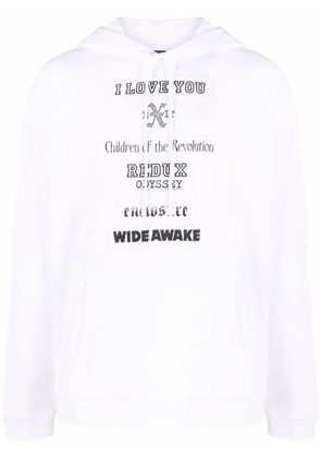 Raf Simons I Love You hoodie - White