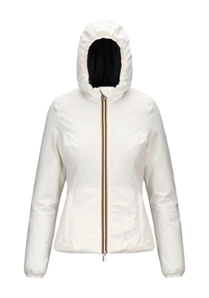 K-Way Lily hooded quilted jacket - White