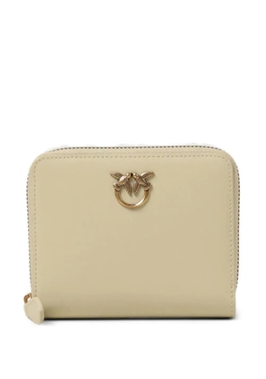 PINKO Love Birds zip wallet - Neutrals