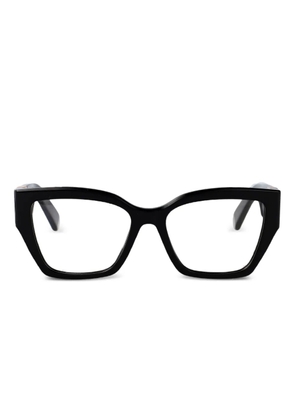Philipp Plein Eyewear geometric-frame glasses - Black