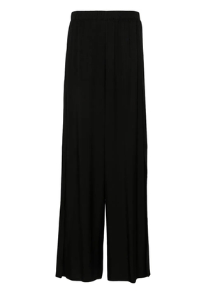 Federica Tosi twill wide trousers - Black