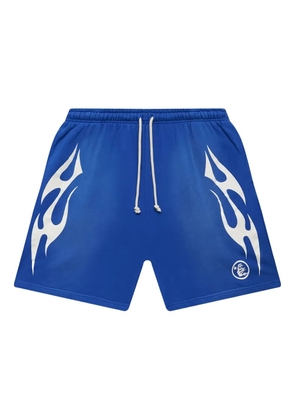 HELLSTAR The Hellstar Flame track shorts - Blue