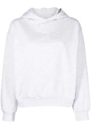 ARMARIUM logo-patch cotton hoodie - Grey