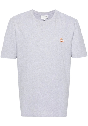 Maison Kitsuné Chillax Fox-patch cotton T-shirt - Grey