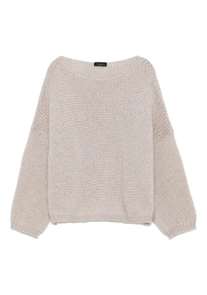 Roberto Collina boat-neck sweater - Neutrals