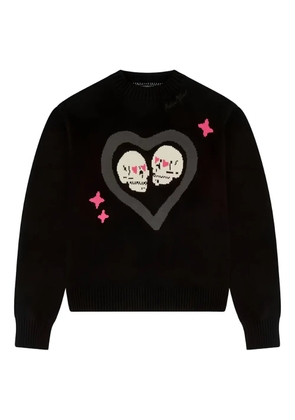 BROKEN PLANET Hearts Are Made To Be Broken knit sweater - Black
