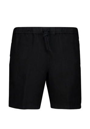 120% Lino drawstring bermuda shorts - Black
