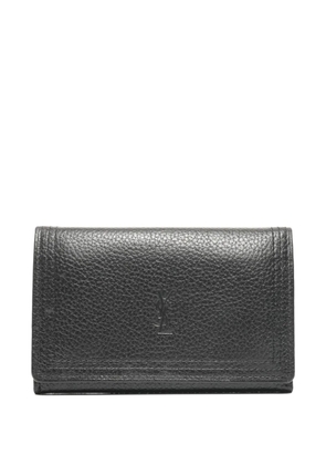 Saint Laurent Pre-Owned 1990-2000 logo cardholder - Black